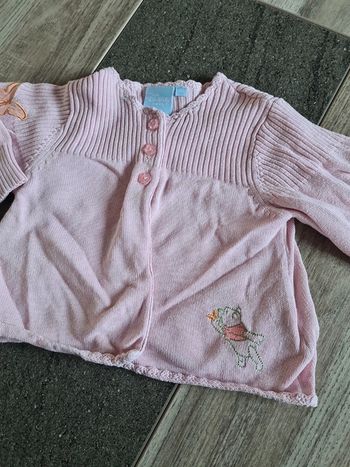 Gilet winnie disney 6 mois rose