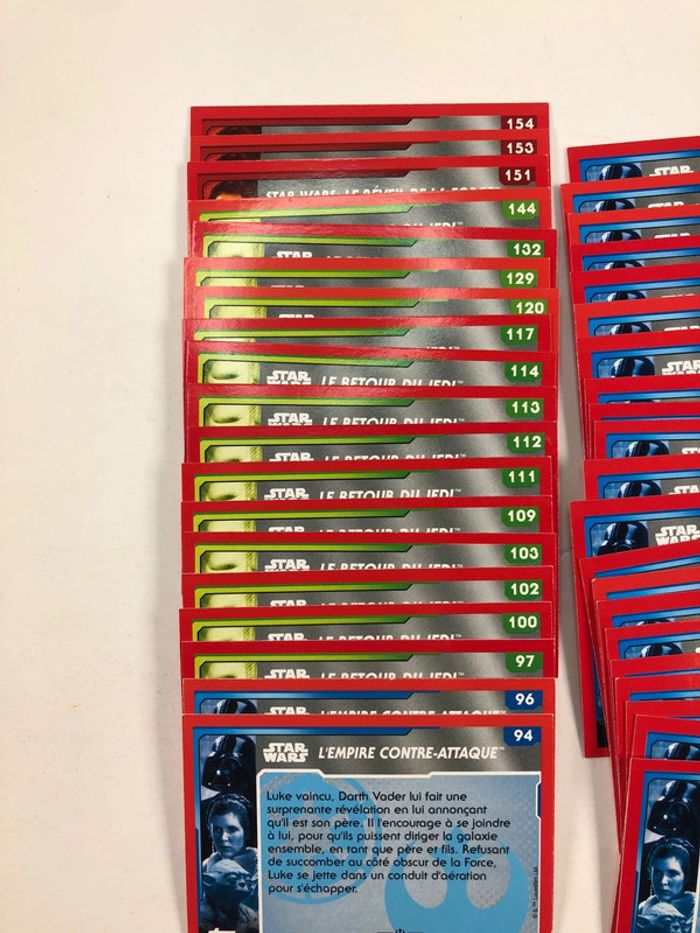 61 cartes Topps voyage vers star Wars : le réveil de la force - photo numéro 2