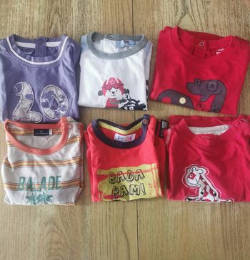 Lot de t-shirt manches courtes