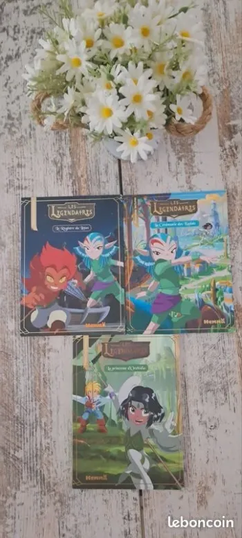 3 Livres Les Légendaires ed.premieres lectures