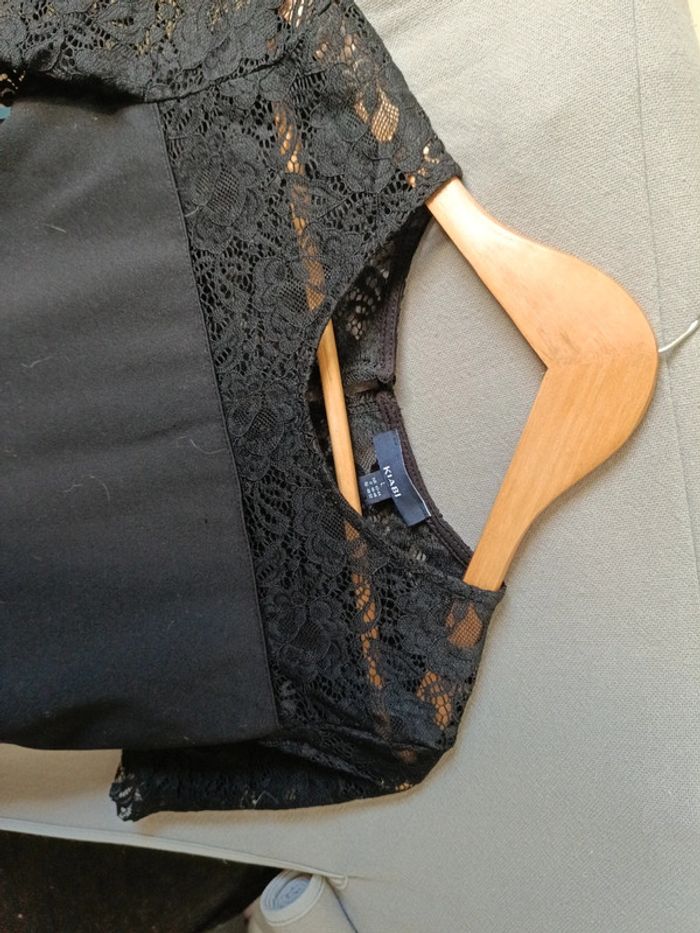 Robe noir colis "dentelle" - photo numéro 2