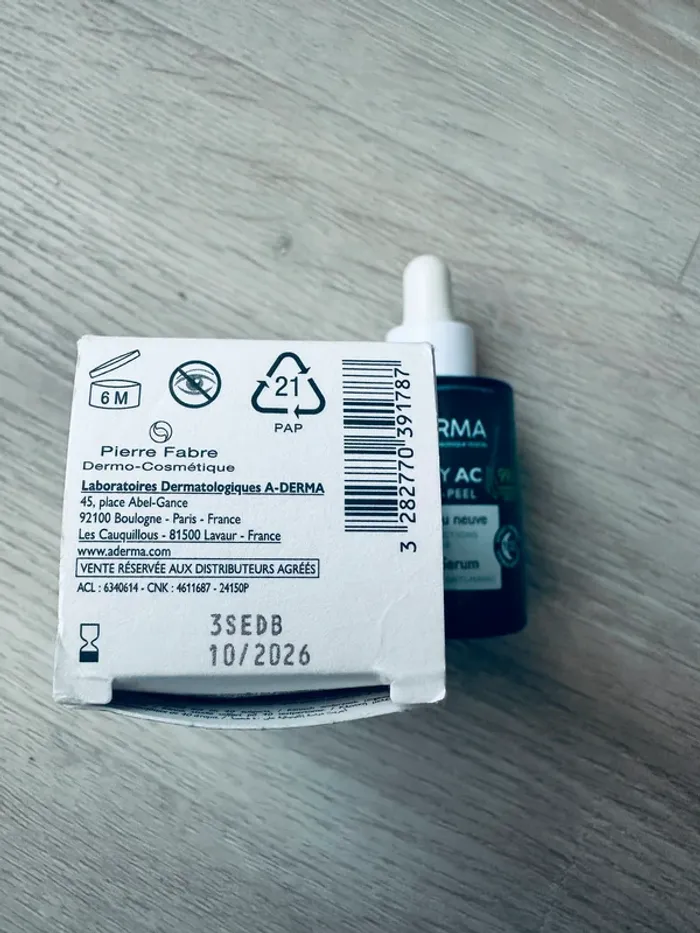 Serum peau neuve anti imperfections. Biology ac. Aderma - photo numéro 2