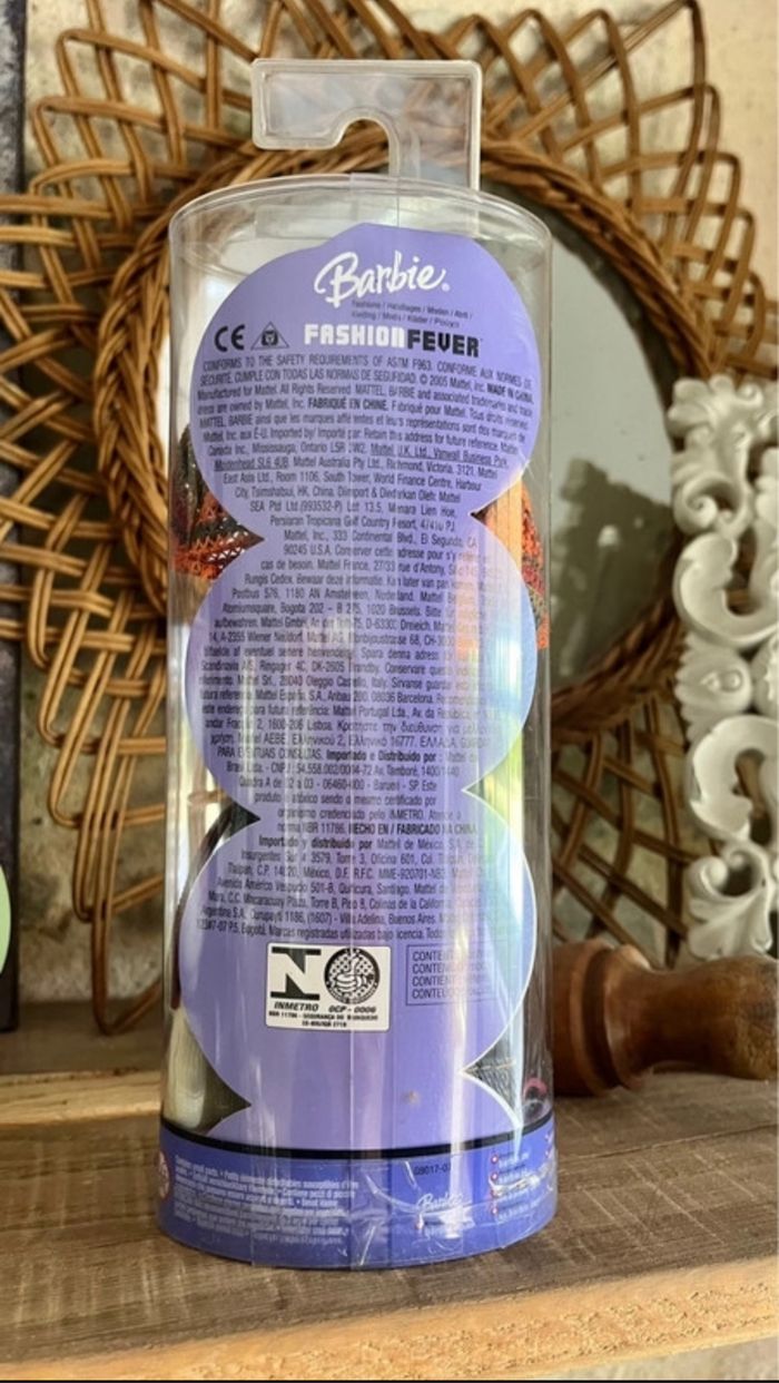 Collector Neuf ! Tenue Barbie Fashion Fever 2005 - Réf G017 - Jean et Poncho Mattel - photo numéro 4