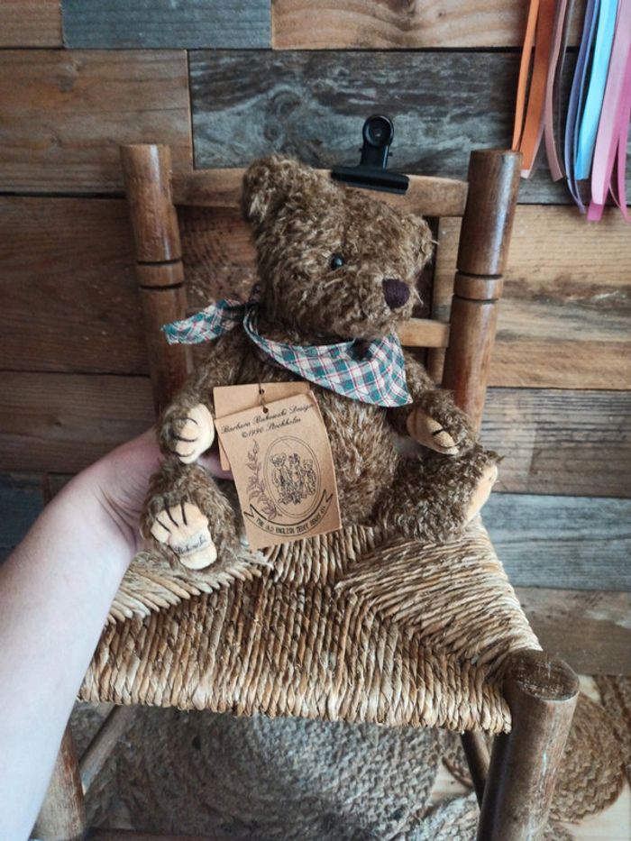 Peluche ours Bukowski neuf - photo numéro 5