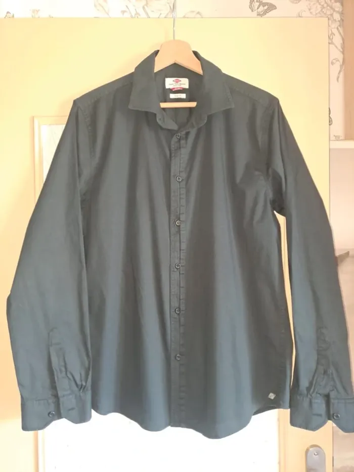 Chemise homme noire slim fit Lee Cooper L comme neuve