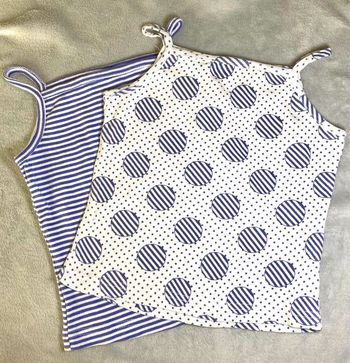 Lot 2 débardeurs 36 mois