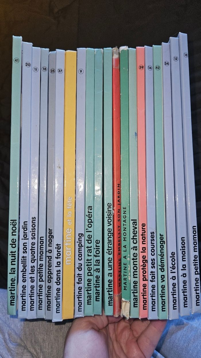 20 livres Martine et...