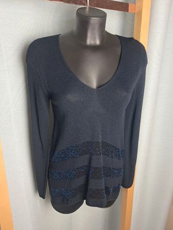 Liu Jo pull fin marine T.38/40 neuf