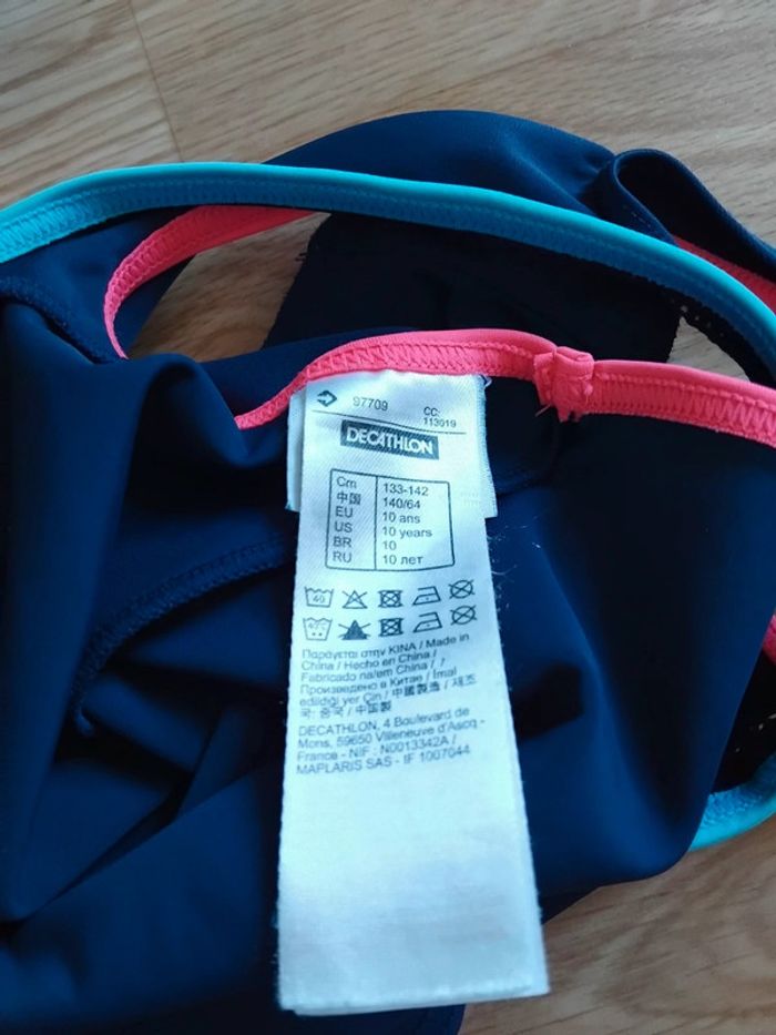 Maillot de bain une pièce fille 10ans - photo numéro 5