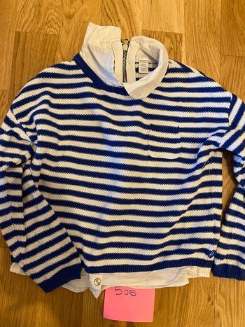 Pull chemisier intégré 5 ans okaidi