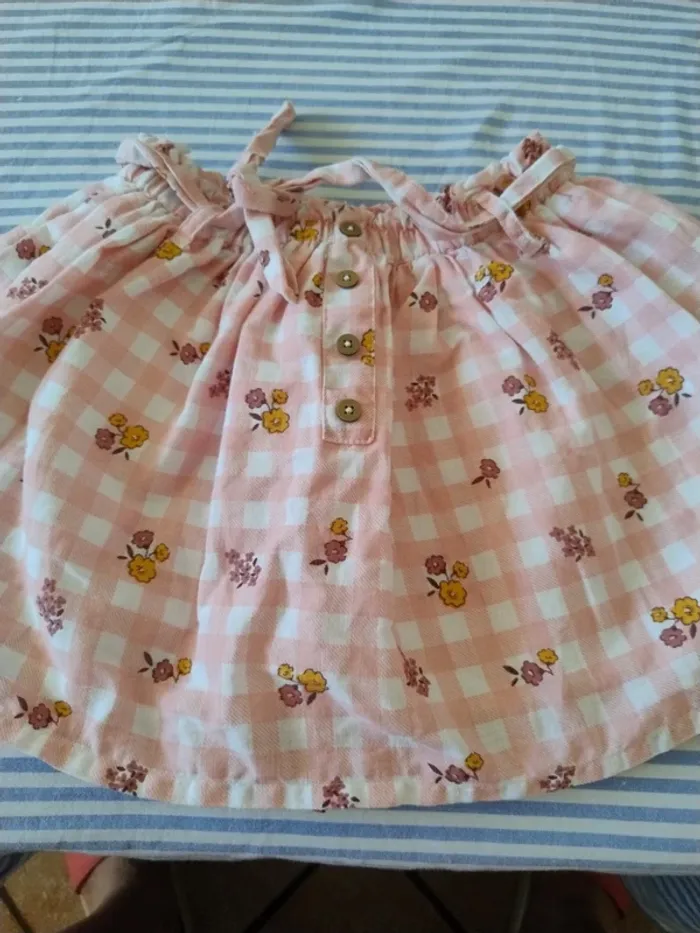 Très belle jupe doublée en coton et lin - photo numéro 2