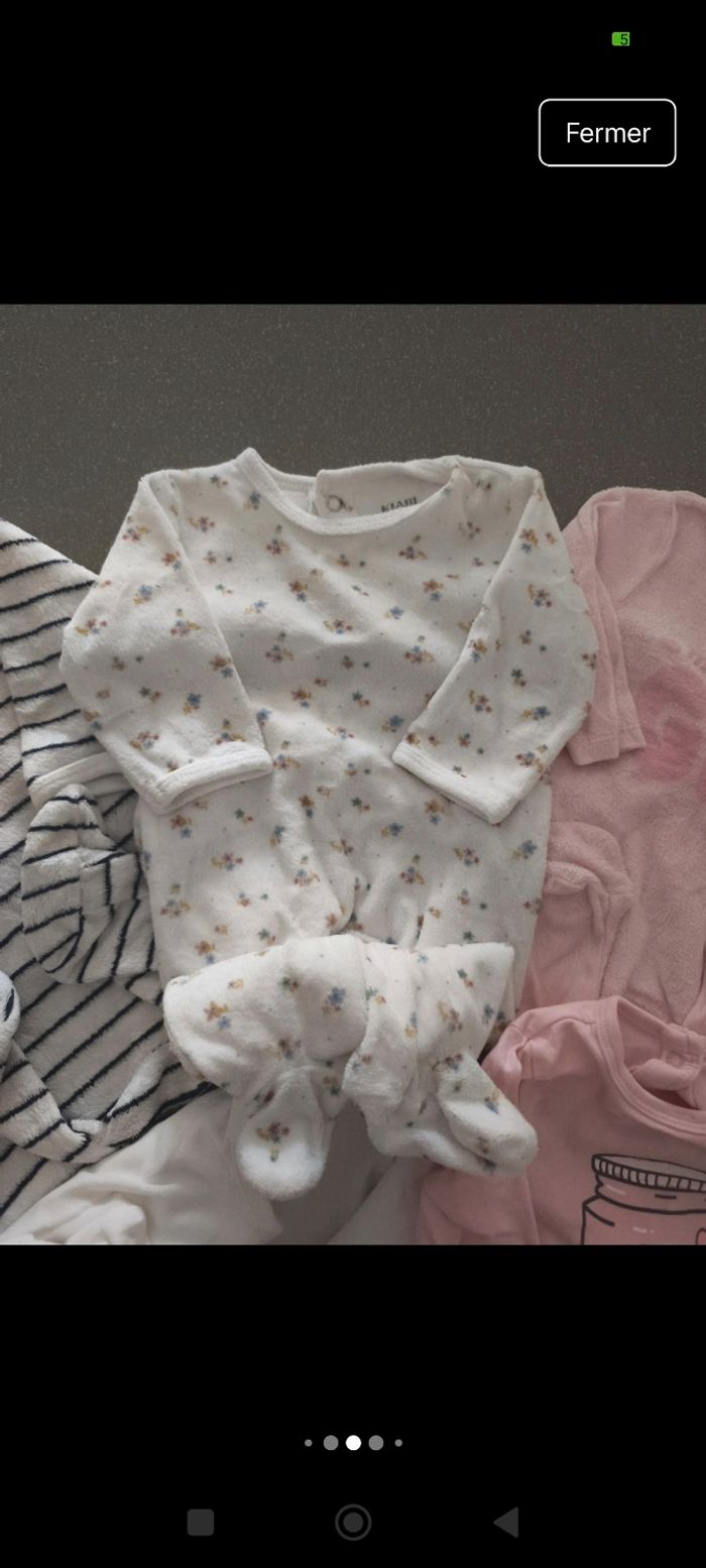 Lot pyjamas 3 mois - photo numéro 3