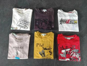 20 € Lot de 6 tee-shirts Vertbaudet 4 ans