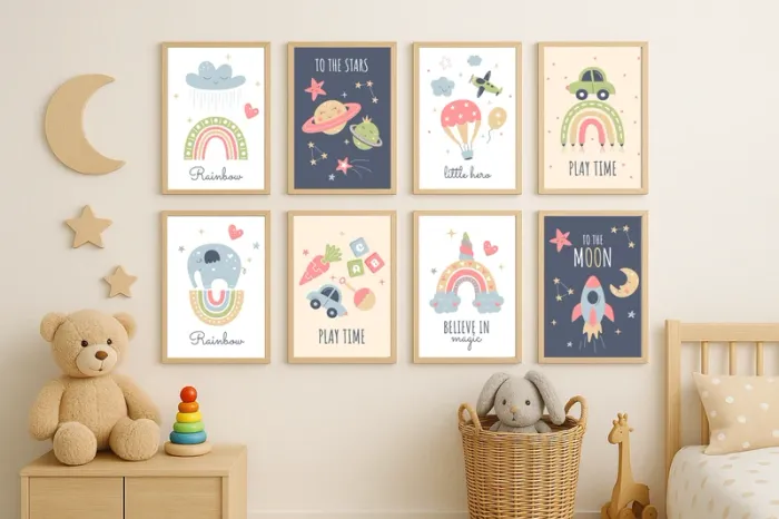 Affiches “Play & Dream” pour chambre enfant - photo numéro 3