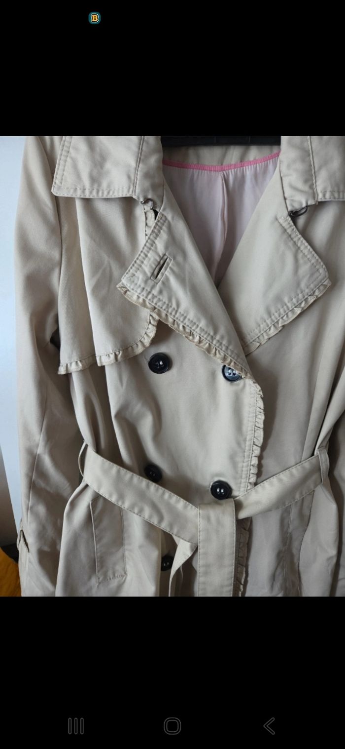 Trench beige h&m 42 - photo numéro 2