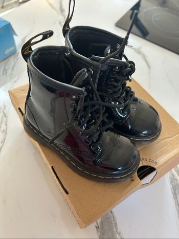 Bottes noir vernis