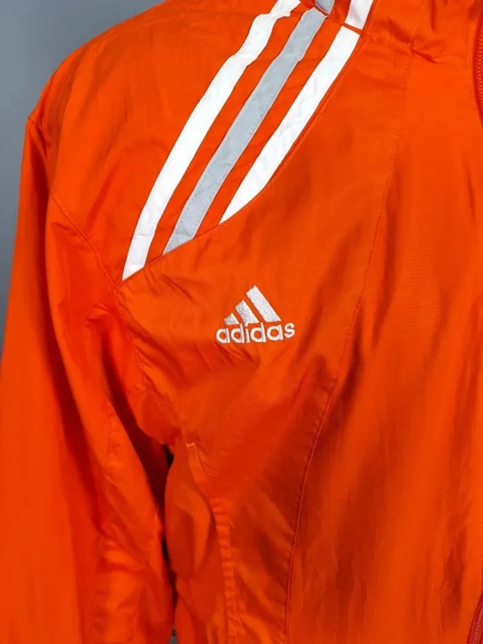 veste imperméable vintage Adidas - orange homme taille M - brodé (399) - photo numéro 3