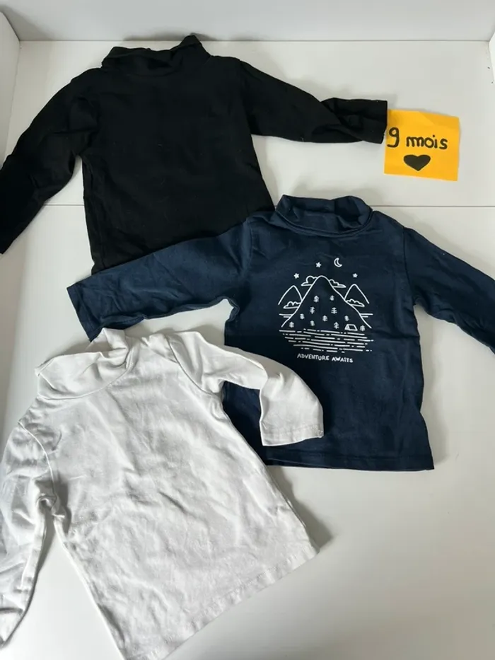 Sous pull col roulé 9 mois