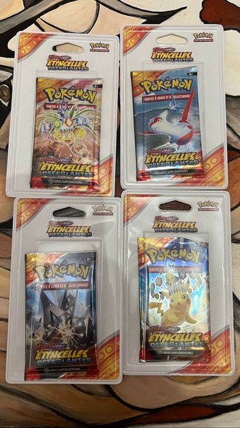 Art set blister plastique Pokémon ev8 étincelle déferlante
