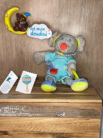 NAT257 doudou souris 🐭 babynat