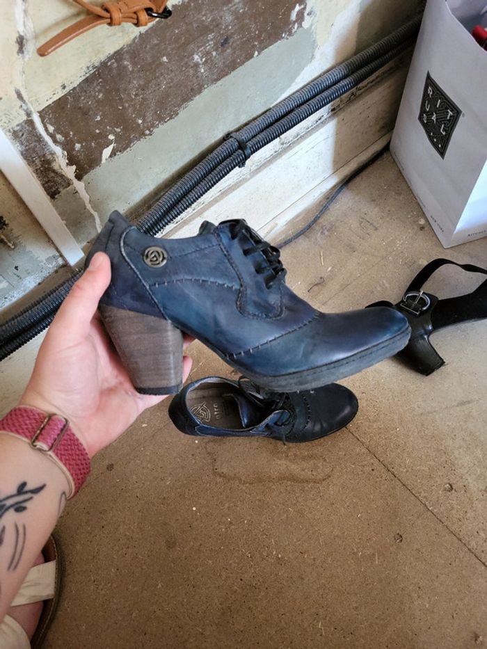 Bottines atrai en cuir - photo numéro 2