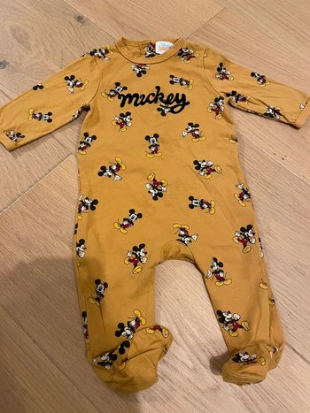 Pyjama coton 1 pièce Mickey - Disney - 3mois
