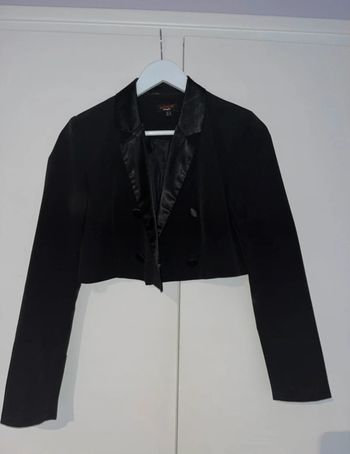 blazer court noir