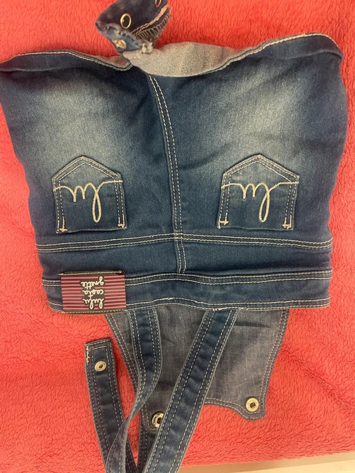 Combinaison jeans 6 mois - photo numéro 3