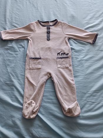 Pyjama velours Vertbaudet 12 mois