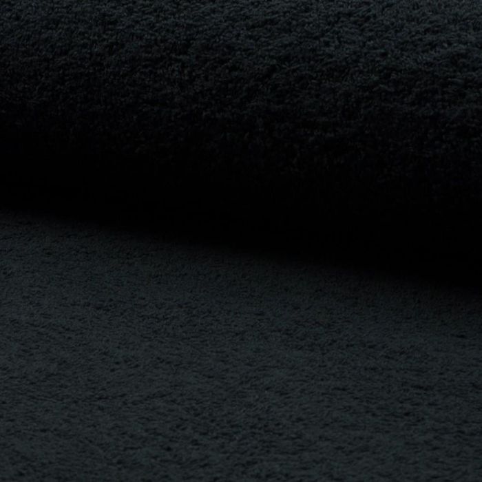 Tissu éponge noire 150x125 cm