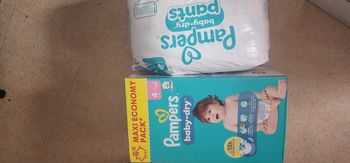 Deux pack pampers 