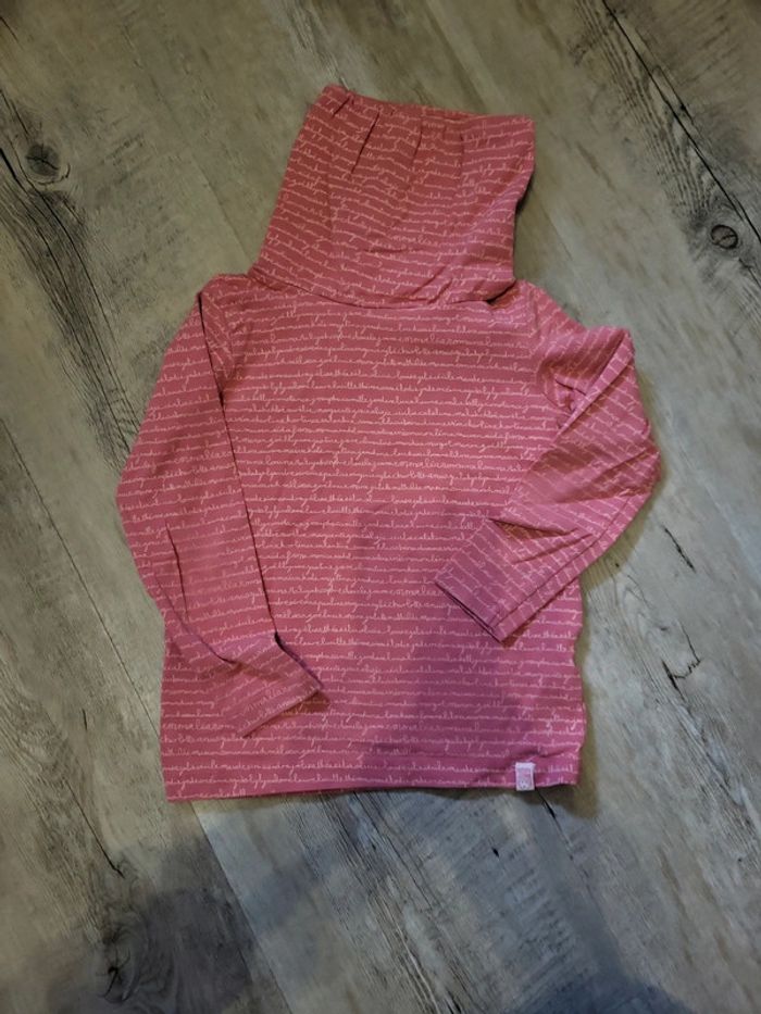 T-shirt col roulé fille 5 ans DPAM