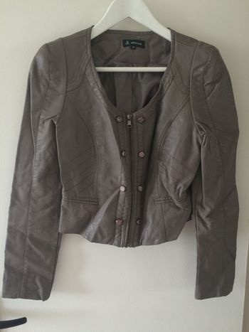 Veste Simi cuir Neuve Taille M