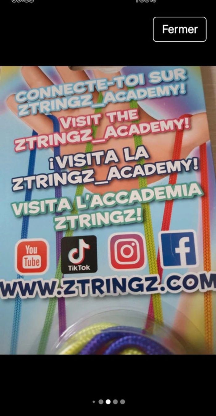 Lot 3 cordelettes ztringz fluo - photo numéro 5