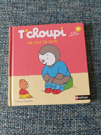 Livre T'choupi va sur le pot