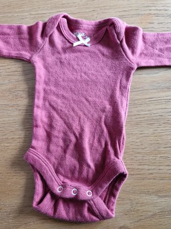 3 bodys manches longues 1 mois