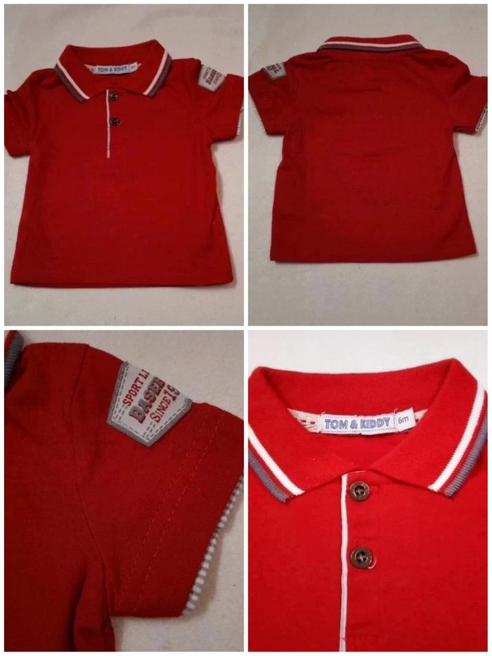 lot hauts manche courtes garçon taille 6 mois - photo numéro 3