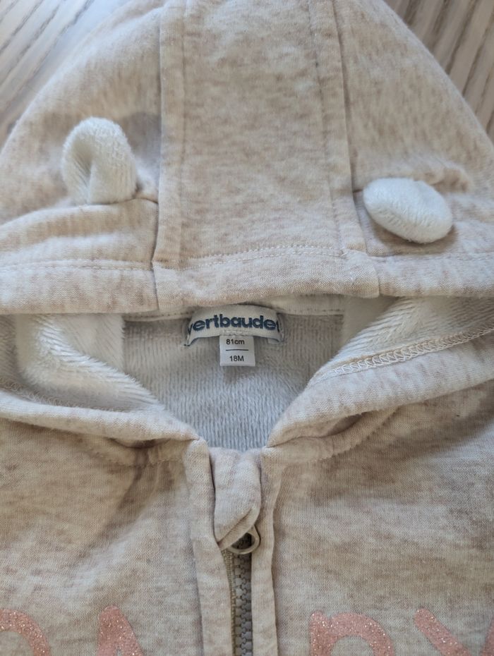 Sweat zippé Vertbaudet - photo numéro 3