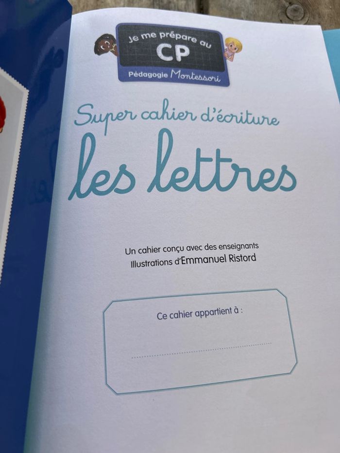 cahier d’écriture, les lettres - photo numéro 3