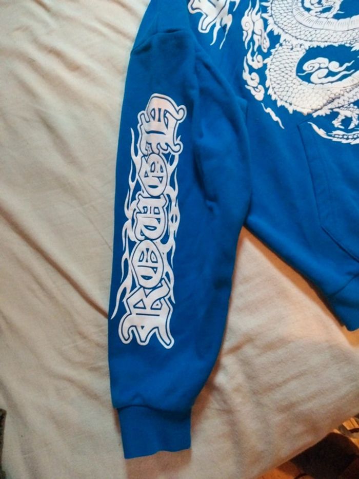 Sweat à capuche oversize FSBN motif dragon taille M - photo numéro 2