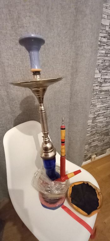 Très belle chicha -  Narguilé avec accessoires NEUVE