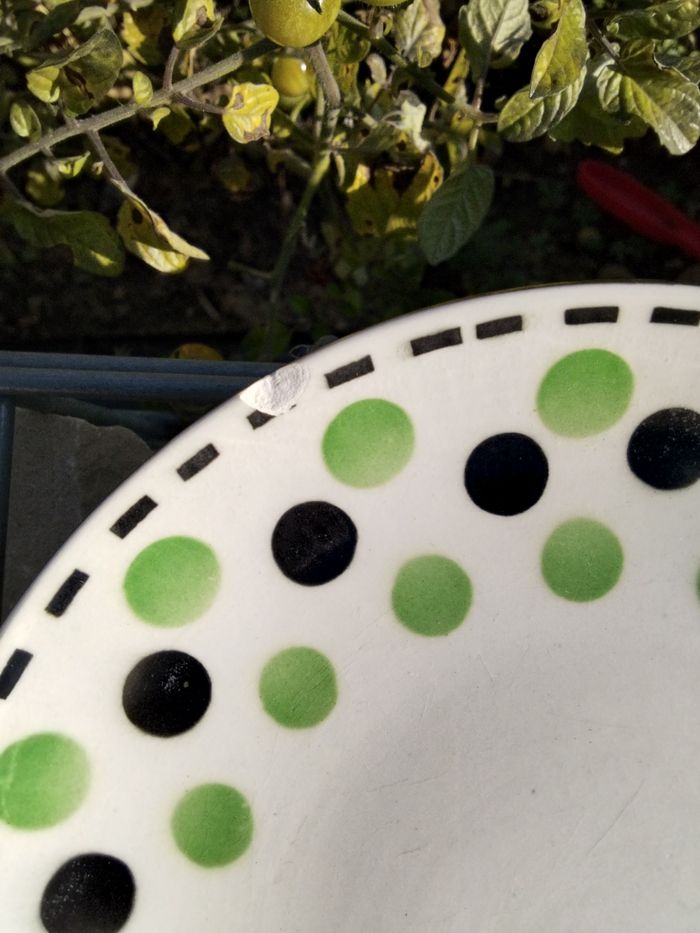 Assiettes à dessert Digoin Sarreguemines - photo numéro 3