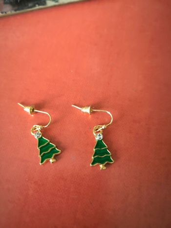 Boucles d'oreilles Sapins verts 🎄