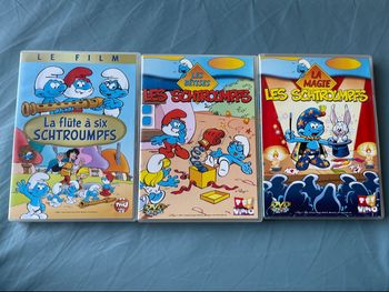 3 dvd des schtroumpfs 