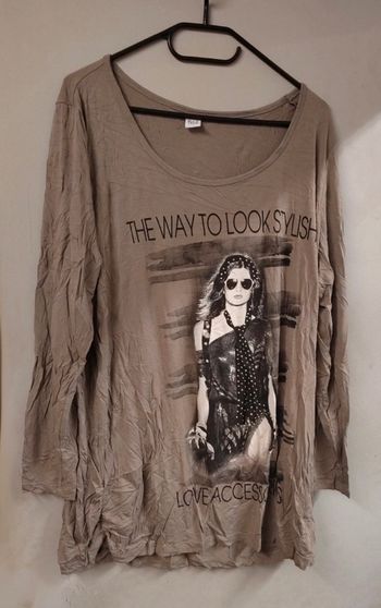 T shirt long ms mode taille xl