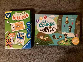 Lot de deux jeux pour enfants de 4 à 5 ans