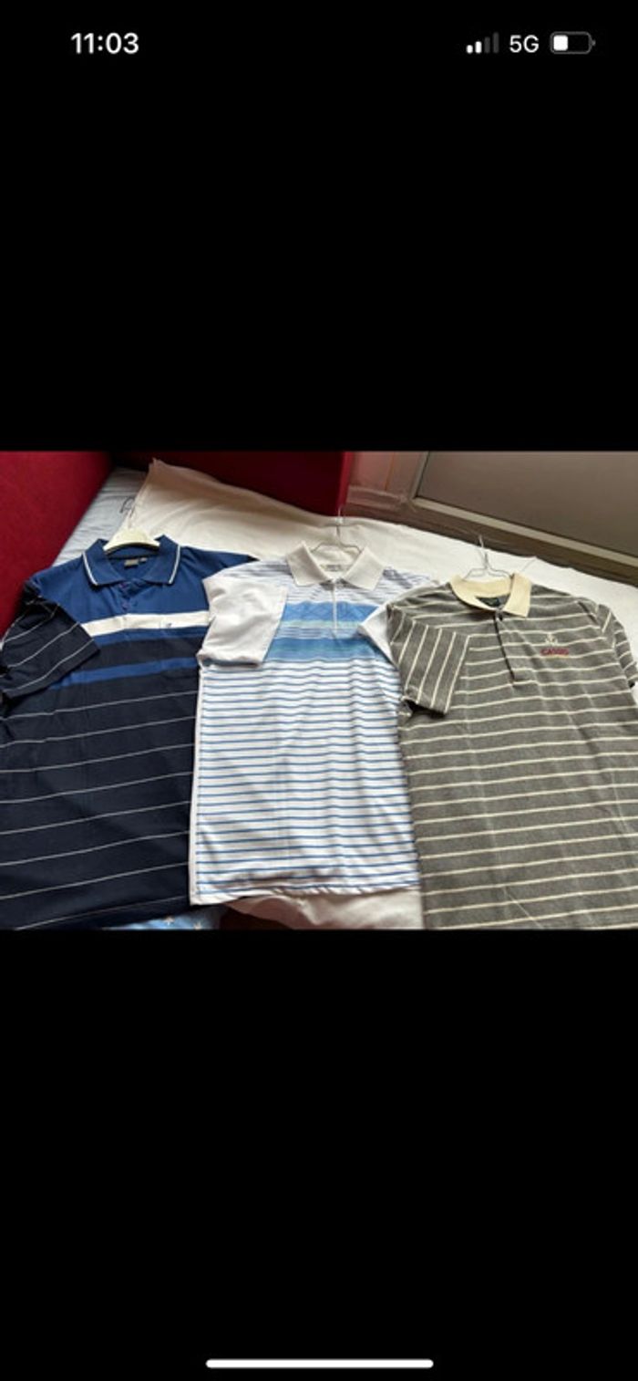Lot 3 polos Txl état neuf