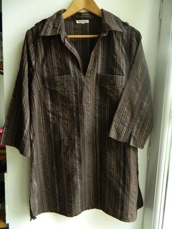 Blouse longue T 42 "Emma Pernelle"