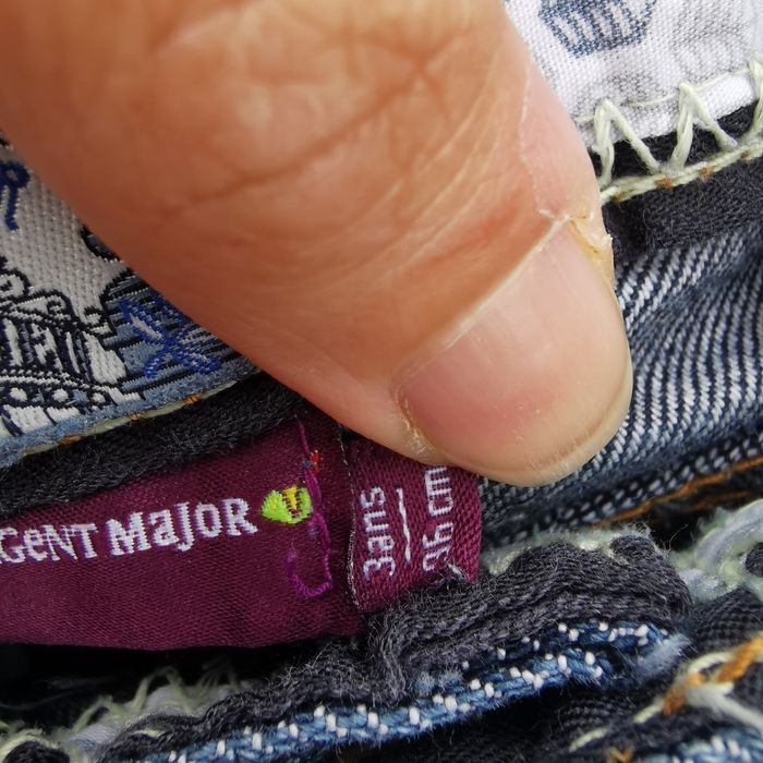 Short en jeans 3 ans garçon sergent major - photo numéro 4