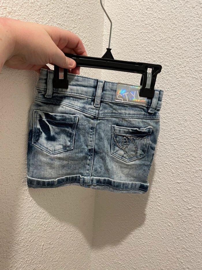 Magnifique jupe en jean 2 ans orchestra avec des perles - photo numéro 3